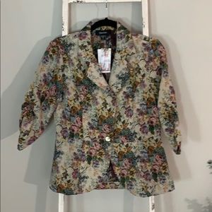 Karen Kane Tapestry Blazer Jacket